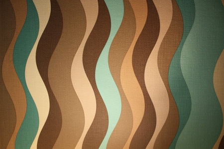 Sixties style wallpaper pattern
