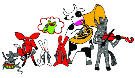 The Animal Bandのイラスト素材