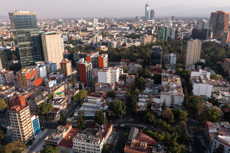 Aerial view of the city of Yerevan, Armenia.の写真素材