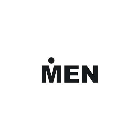 The icon is written MEN, with several modelsのイラスト素材