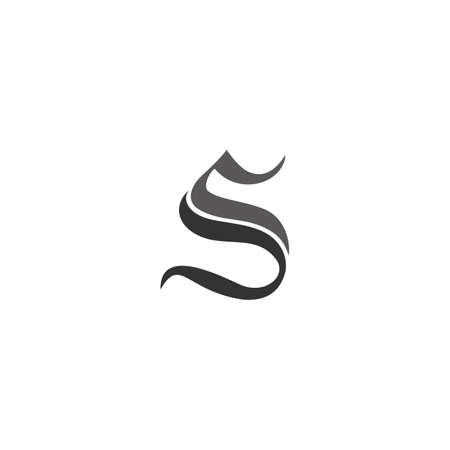 Classic S-shaped logo, unique and elegantのイラスト素材