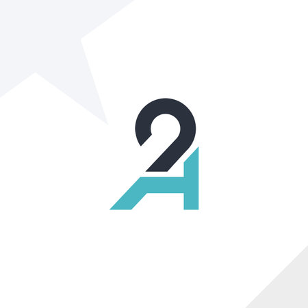 vector is monogram 2 , P and A. 2PA or 2AP or A2P or P2A