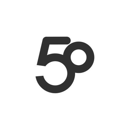 Monograms of the numbers 5 and 8のイラスト素材