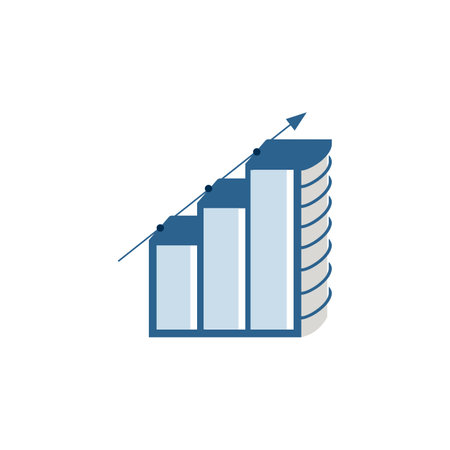The logo is a trending hotel graphic. Online hotel marketing.のイラスト素材