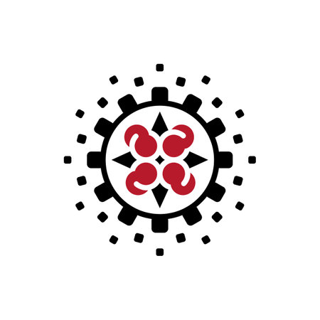 the logo consists of the number 88 abstract motive. Outline and elegant.のイラスト素材