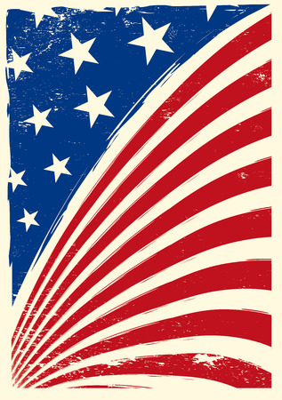 A background with an american flag for youのイラスト素材