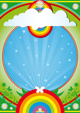 A Nature background for a partyのイラスト素材