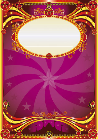 A purple circus background for a poster with a vortex. read your message !のイラスト素材