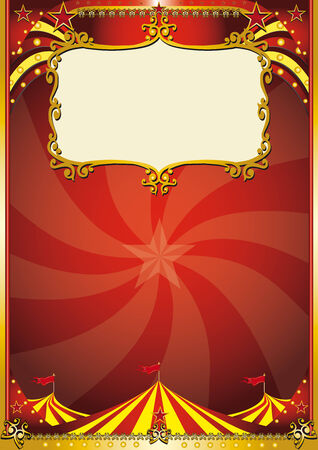 A new circus background with a big top for a poster. read your message !のイラスト素材