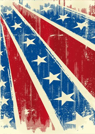 Background of Confederate poster with a grunge texture for youのイラスト素材