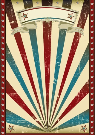 An american textured poster for your advertising.のイラスト素材