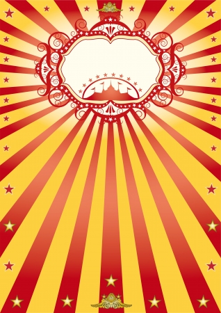 A new circus poster with sunbeams のイラスト素材