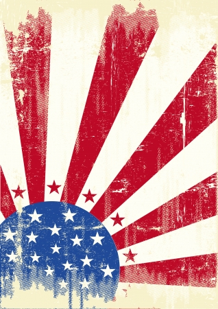 An american grunge flag for youのイラスト素材