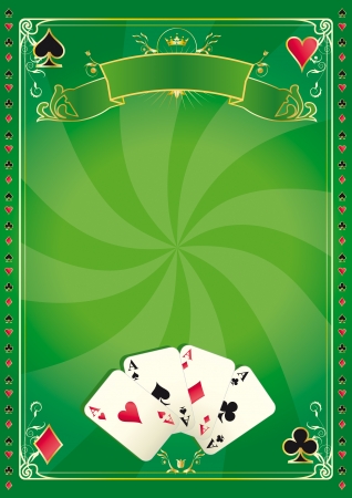A green vector background for your advertising のイラスト素材
