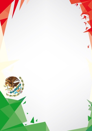  a design background  Origami style  for a very nice mexican posterのイラスト素材