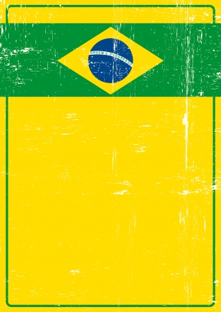 A poster on brazilian theme for you のイラスト素材