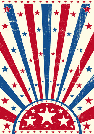 A vintage tricolor background with a texture for your posterのイラスト素材