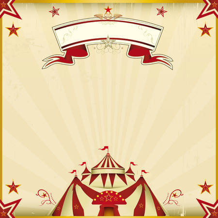 A card for your circus show.のイラスト素材