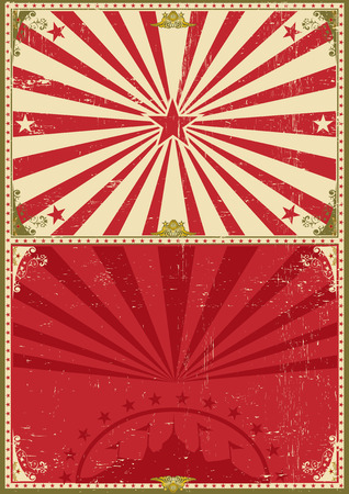 a circus vintage poster for your entertainmentのイラスト素材