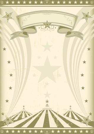 circus vintage poster for your advertising.のイラスト素材