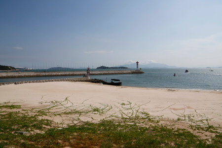 Beach sceneryの写真素材