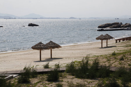 Beach sceneryの写真素材