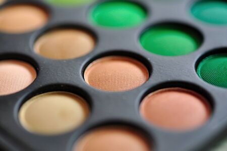 Professional multicolor palette of shadowsの写真素材