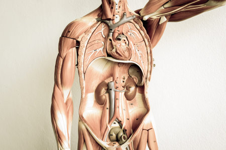 muscular of human with old style