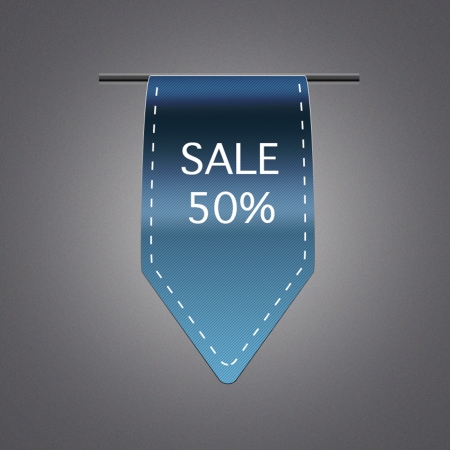 Sale 50 Percent Price Tagのイラスト素材