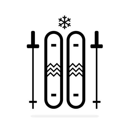 snowboard icon. winter icon vector illustrationのイラスト素材