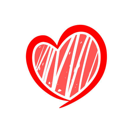 Vector hearts. Design elements for Valentine's day. vector illustration.のイラスト素材