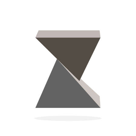 polygon  image. vector illustrationのイラスト素材
