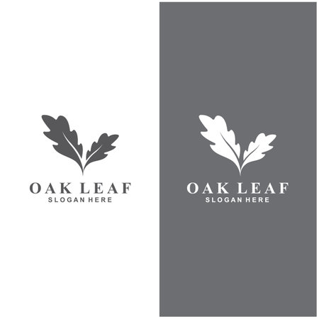 Acorn logo simple design template flat vector illustrationのイラスト素材
