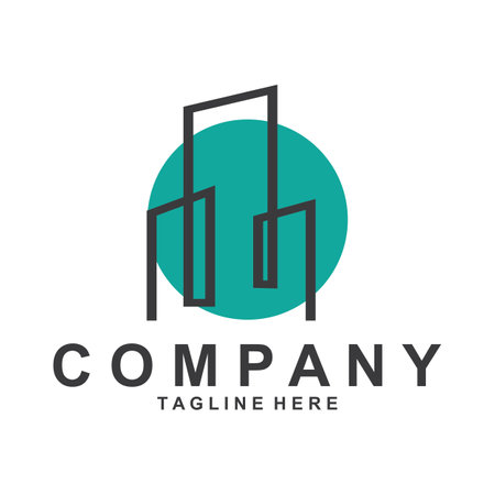 city building logo  house logo  vektor designのイラスト素材