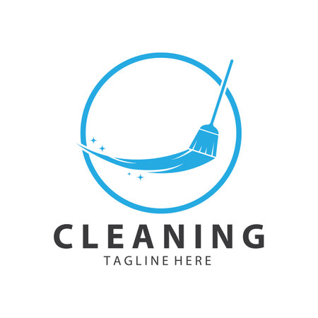 Cleaning logo cleaning house logo cleaning window logo vector designのイラスト素材