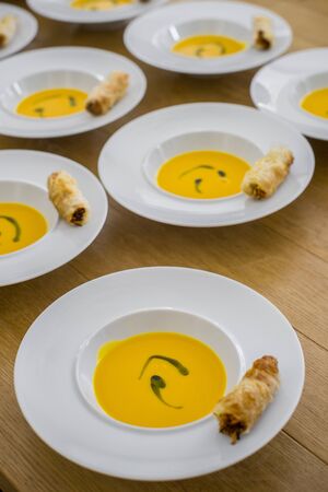 pumpkin soupの写真素材