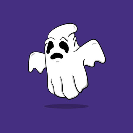 Illustration vector graphic ghost halloween perfet to mascot, logo,icon, symbol, background, etcのイラスト素材