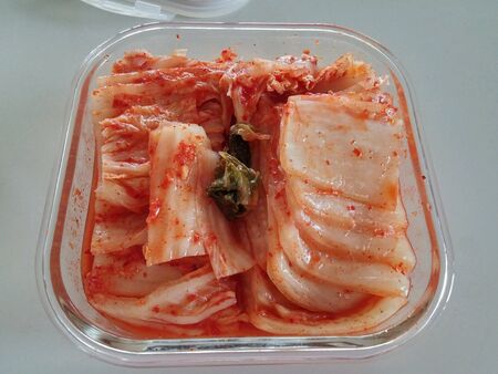 Korean dish of kimchiの素材