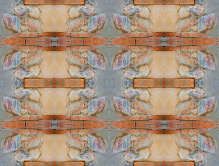 Concrete vintage brick wall background or stone wall texture.