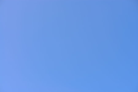 Real blue sky only no cloudNo adjustmentの写真素材