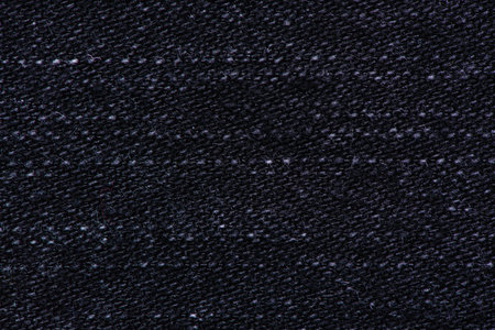 Black fabric texture for background. Background of linen fabric.