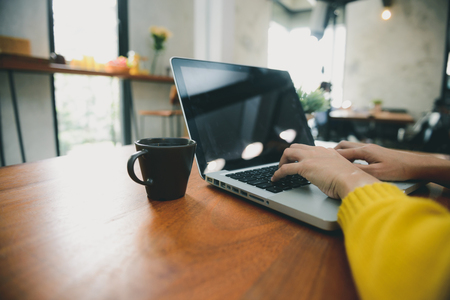 Business Technology Concepts - Digital lifestyle working outside office.の写真素材
