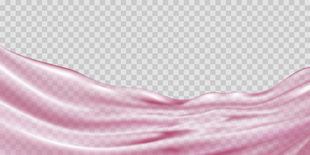 Pink water background. Transparent water splash. Can be used for cosmetics design. Vector illustration.のイラスト素材