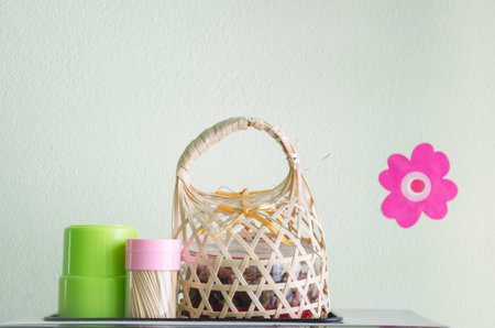 Girlfriend do you like souvenirs from Thailandの写真素材