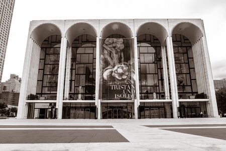 New York, September 28, 2016: The building of Metropolitan Opera in Lincoln Center.のeditorial素材