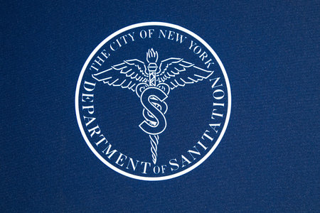 City of New York Department of Sanitation logoのeditorial素材