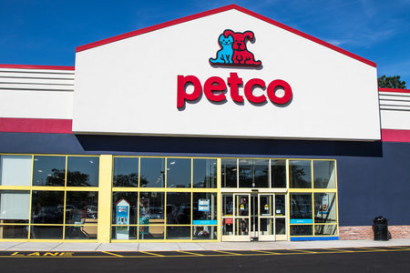 A Petco store front.