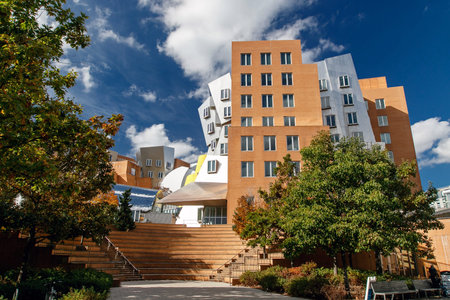 The Stata Center at the Massachusetts Institute of Technology (MIT) , a landmark Ð°cademic complex...