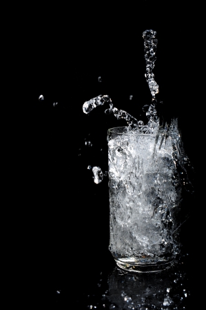 stop motion water movementの写真素材