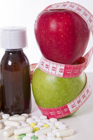 tablets and drugs for weight lossの写真素材